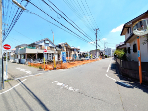 接道状況および現場風景