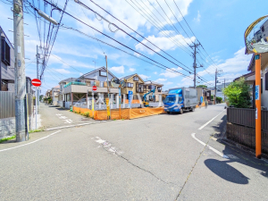 接道状況および現場風景