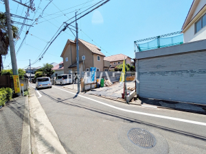 接道状況および現場風景