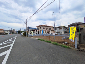 接道状況および現場風景