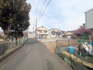 接道状況および現場風景