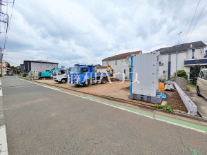 接道状況および現場風景