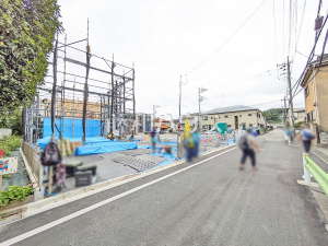 接道状況および現場風景