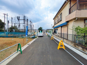 接道状況および現場風景
