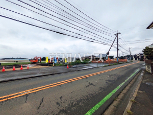 接道状況および現場風景