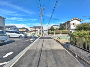 接道状況および現場風景