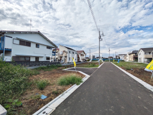 接道状況および現場風景