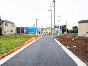 接道状況および現場風景