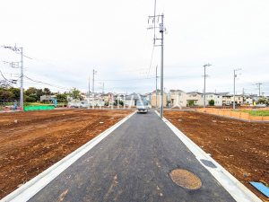接道状況および現場風景