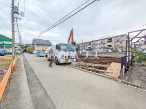 接道状況および現場風景