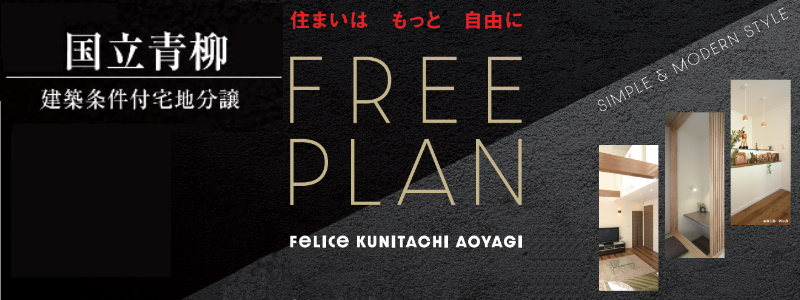 【国立市青柳1丁目 全12区画 条件付売地】のイメージ1