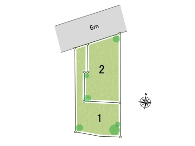 【調布市染地2丁目 全2区画 建築条件付売地】のイメージ2
