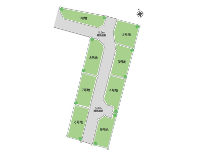 【府中市白糸台　全８区画　建築条件付売地】のイメージ2