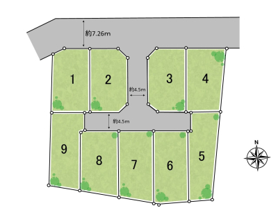 【日野市三沢　全9区画　建築条件無し】のイメージ2