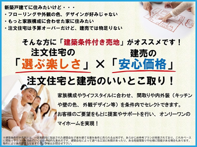 【【建築条件付き土地特集】】のイメージ1