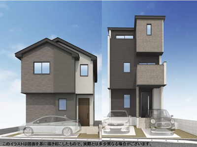 【城南区別府6丁目　全2棟　新築分譲住宅】のイメージ1