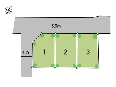 【朝霞市田島2丁目　全3棟　新築分譲住宅】のイメージ2