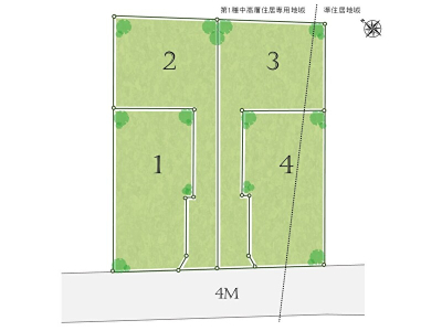 【仙川町2丁目 全4区画 建築条件付売地】のイメージ1