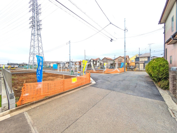 接道状況および現場風景