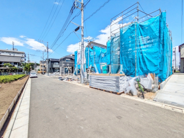 接道状況および現場風景