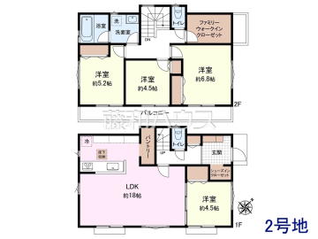 建物プラン例（間取図）