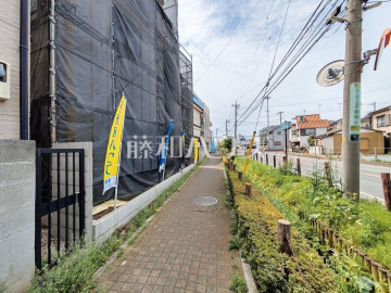 接道状況および現場風景