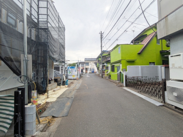 接道状況および現場風景