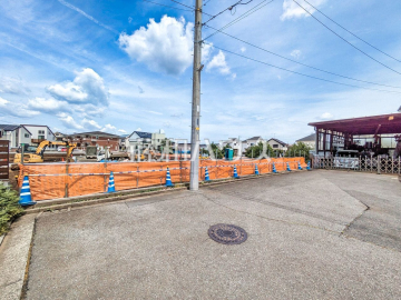 接道状況および現場風景