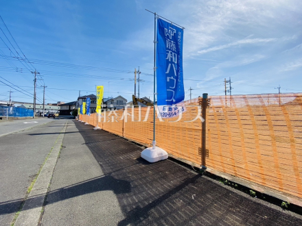 接道状況および現場風景　【日野市万願寺３丁目】／撮影日2024/02/24