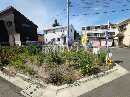 ≪1号地　現地写真≫建物のプレゼンをさせていただきますので、実際の完成イメージを思い描いていただくことができます。お気軽にお問合せ下さい。【府中市四谷６丁目】／撮影日2025/06/06