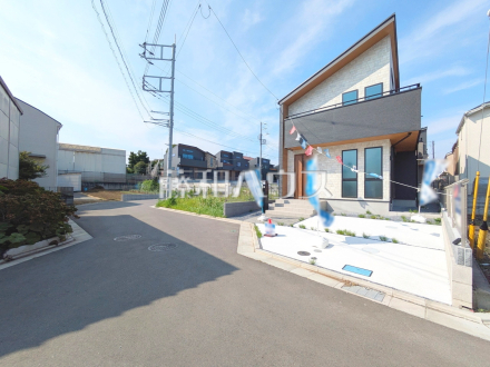 接道状況および現場風景　【昭島市緑町２丁目】夜間や平日の見学も可能です。お客様のお家探しを徹底的にサポートいたしますのでお気軽にお問い合わせください。／撮影日2025/07/03