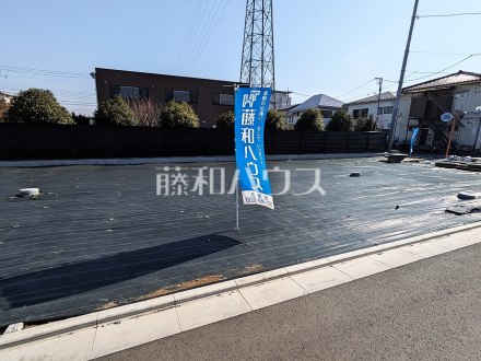 12号地　現地写真　【三鷹市上連雀６丁目】きれいに整備された敷地。これから夢の新邸がここに建ちます。／撮影日2025/02/01