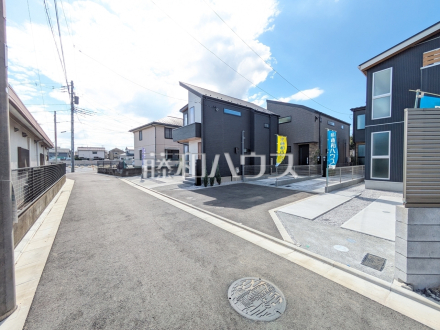 接道状況および現場風景　【東村山市廻田町２丁目】／撮影日2024/10/14
