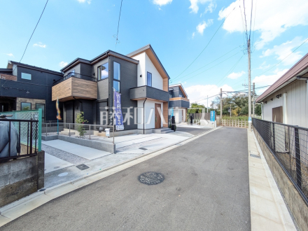 接道状況および現場風景　【東村山市廻田町２丁目】／撮影日2024/10/14