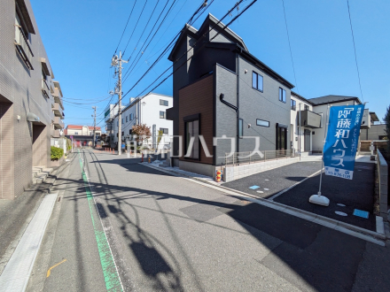 接道状況および現場風景　【小平市天神町４丁目】／撮影日2024/10/14