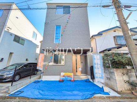 外観　【新座市北野２丁目】 堂々完成、いつでもご内覧いただけます！ぜひ実物をご覧いただきたく思います。喜んでご案内いたしますのでお気軽にお問合せ下さい。 ／撮影日2024/12/06