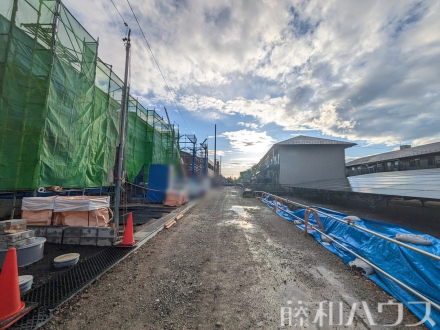 接道状況および現場風景　【春日井市宮町】／撮影日2025/05/02