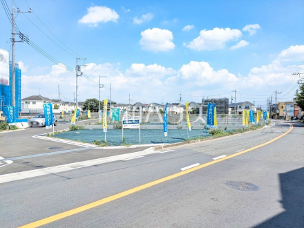 現場風景　【日野市大字日野】 建物のプレゼンをさせていただきますので、実際の完成イメージを思い描いていただくことができます。お気軽にお問合せ下さい。 ／撮影日2025/07/06