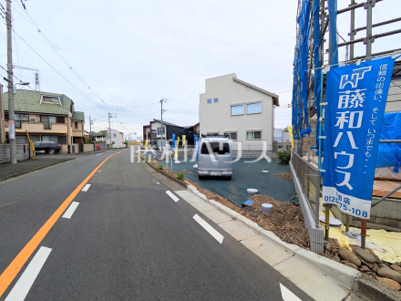 接道状況および現場風景　【日野市大字日野】／撮影日2026/04/30
