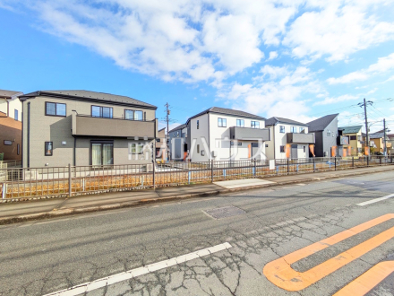 接道状況および現場風景　【昭島市拝島町５丁目】／撮影日2025/01/07