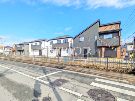 接道状況および現場風景　【昭島市拝島町５丁目】／撮影日2025/01/07