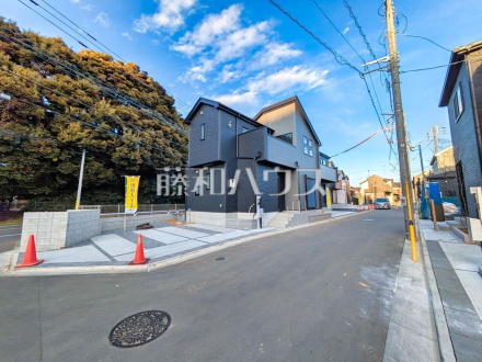 現場風景【清瀬市竹丘３丁目】 堂々完成、いつでもご内覧いただけます！ぜひ実物をご覧いただきたく思います。喜んでご案内いたしますのでお気軽にお問合せ下さい。 ／撮影日2025/02/06