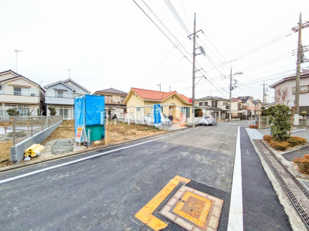 接道状況および現場風景　【日野市万願寺３丁目】／撮影日2025/02/01