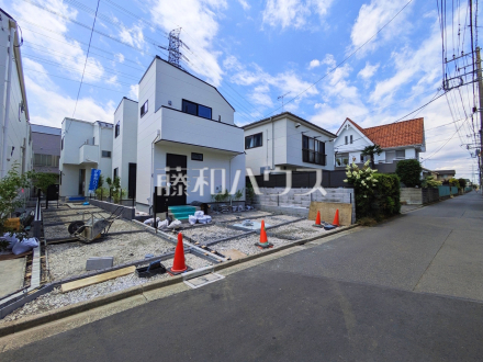 接道状況および現場風景　【三鷹市深大寺２丁目】／撮影日2025/06/01