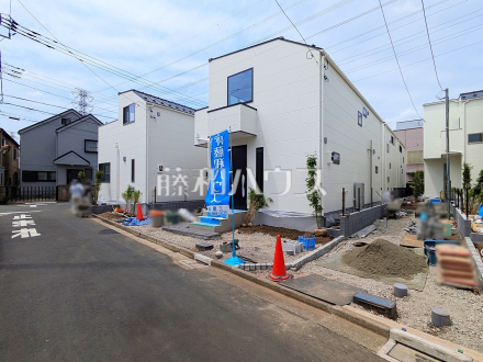 接道状況および現場風景　【三鷹市深大寺２丁目】／撮影日2025/05/23