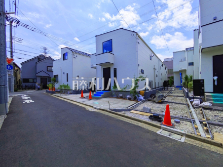 接道状況および現場風景　【三鷹市深大寺２丁目】／撮影日2025/06/01