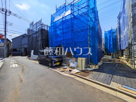接道状況および現場風景　【三鷹市深大寺２丁目】／撮影日2025/04/12