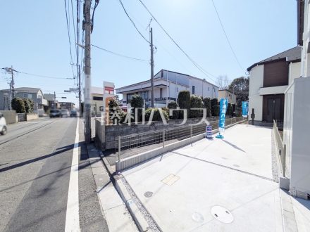 接道状況および現場風景　【武蔵野市桜堤３丁目】／撮影日2025/03/10