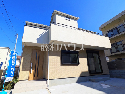 6号棟　外観　生活に溶け込むシンプルなデザインの外観が魅力の新邸です。【三鷹市北野３丁目】／撮影日2025/02/17