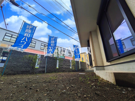 A号棟　庭　ぜひ実物をご覧いただきたく思います。喜んでご案内いたしますのでお気軽にお問合せ下さい。【三鷹市北野３丁目】／撮影日2025/05/18